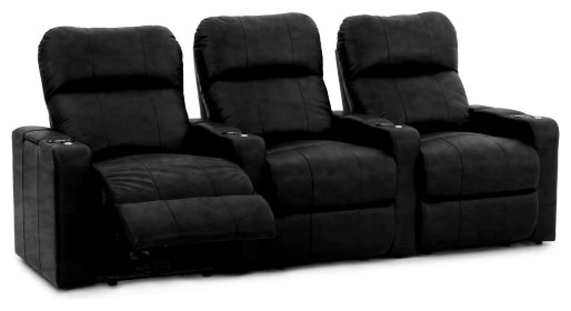 Biosoffa XL700 Smartsuede Rak Svart