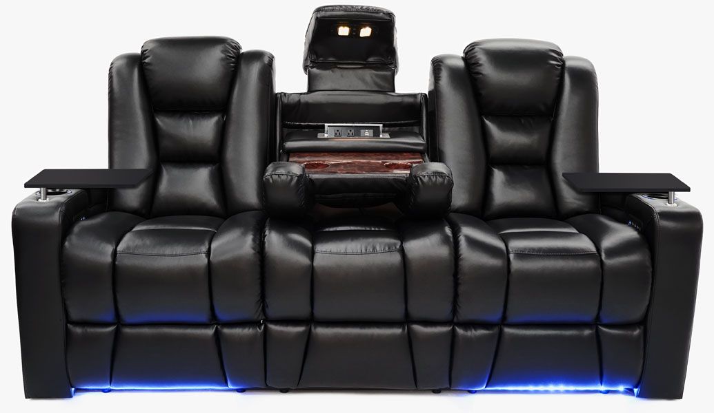 Elokuvasohva Mega XL950 Sofa Suora Musta