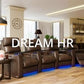 Elokuvasohva HR Dream Luxe Käyrä Musta