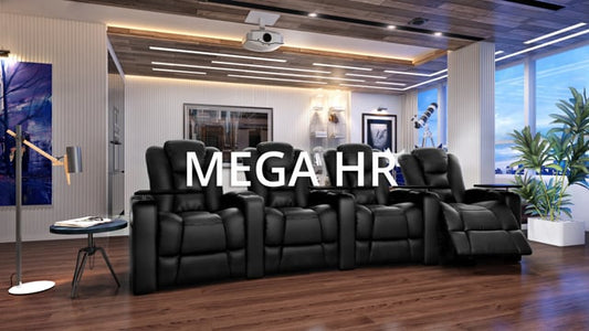 Elokuvasohva Mega XL950 Sofa Suora Musta